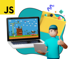Программирование на JavaScript. Учимся создавать игры! - Школа программирования для детей, компьютерные курсы для школьников, начинающих и подростков - KIBERone г. Заринск