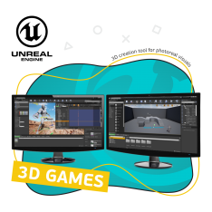 Unreal Engine 4. Игровой движок - КИБЕРшкола программирования для детей, компьютерные курсы для школьников, начинающих и подростков - KIBERone г. Заринск