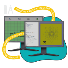 Исполнители чертежник и черепашка - КИБЕРшкола программирования для детей, компьютерные курсы для школьников, начинающих и подростков - KIBERone г. Заринск