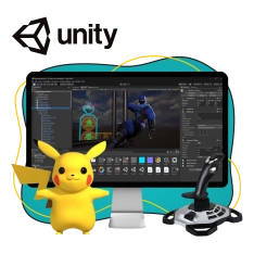 Мир игр на Unity 2D на популярном движке + AI-помощники - КИБЕРшкола программирования для детей, компьютерные курсы для школьников, начинающих и подростков - KIBERone г. Заринск