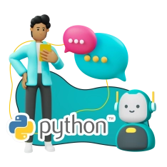 Умный чат-бот на Python на Telegram - КИБЕРшкола программирования для детей, компьютерные курсы для школьников, начинающих и подростков - KIBERone г. Заринск