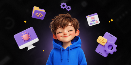 Идеальный сайт с нуля: код, дизайн и AI-помощник - КИБЕРшкола программирования для детей, компьютерные курсы для школьников, начинающих и подростков - KIBERone г. Заринск